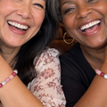 Rachel M. wearing Charmi bracelet